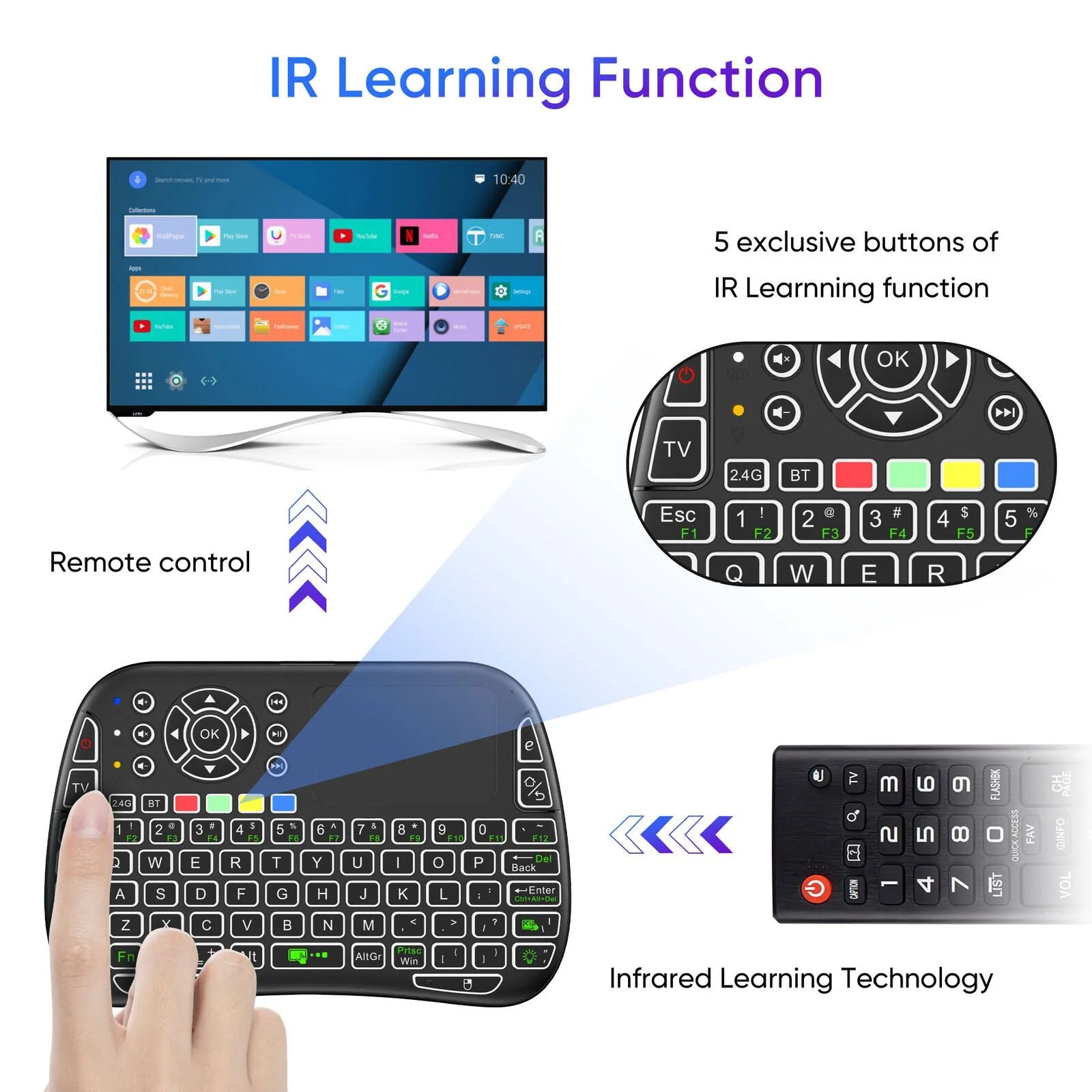 Foldable Bluetooth Keyboard