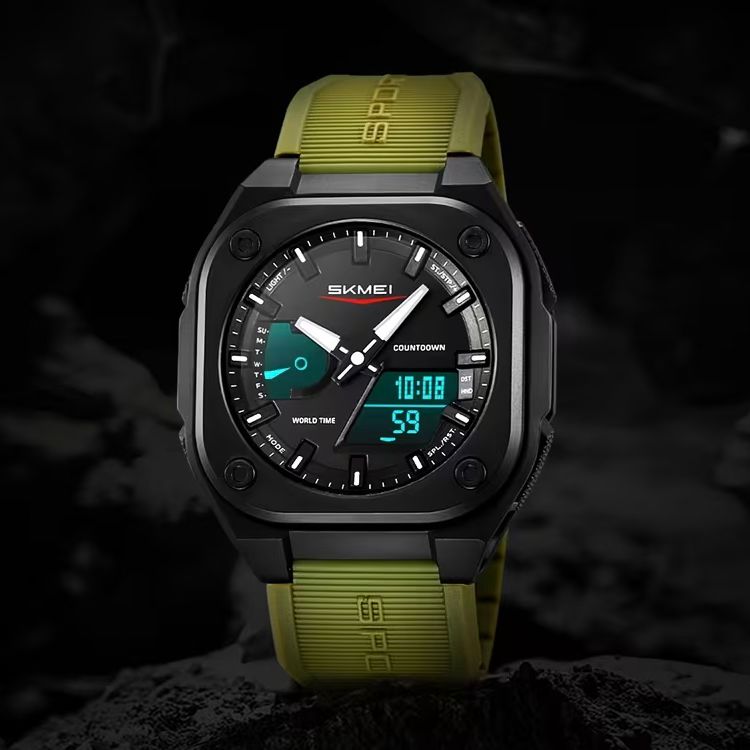 SKMEI Original Men's World Timer Watch