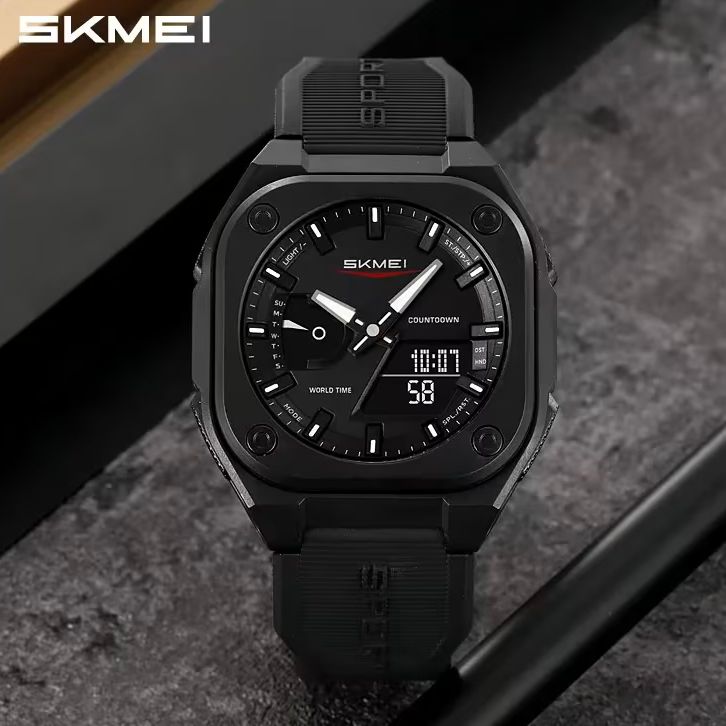 SKMEI Original Men's World Timer Watch