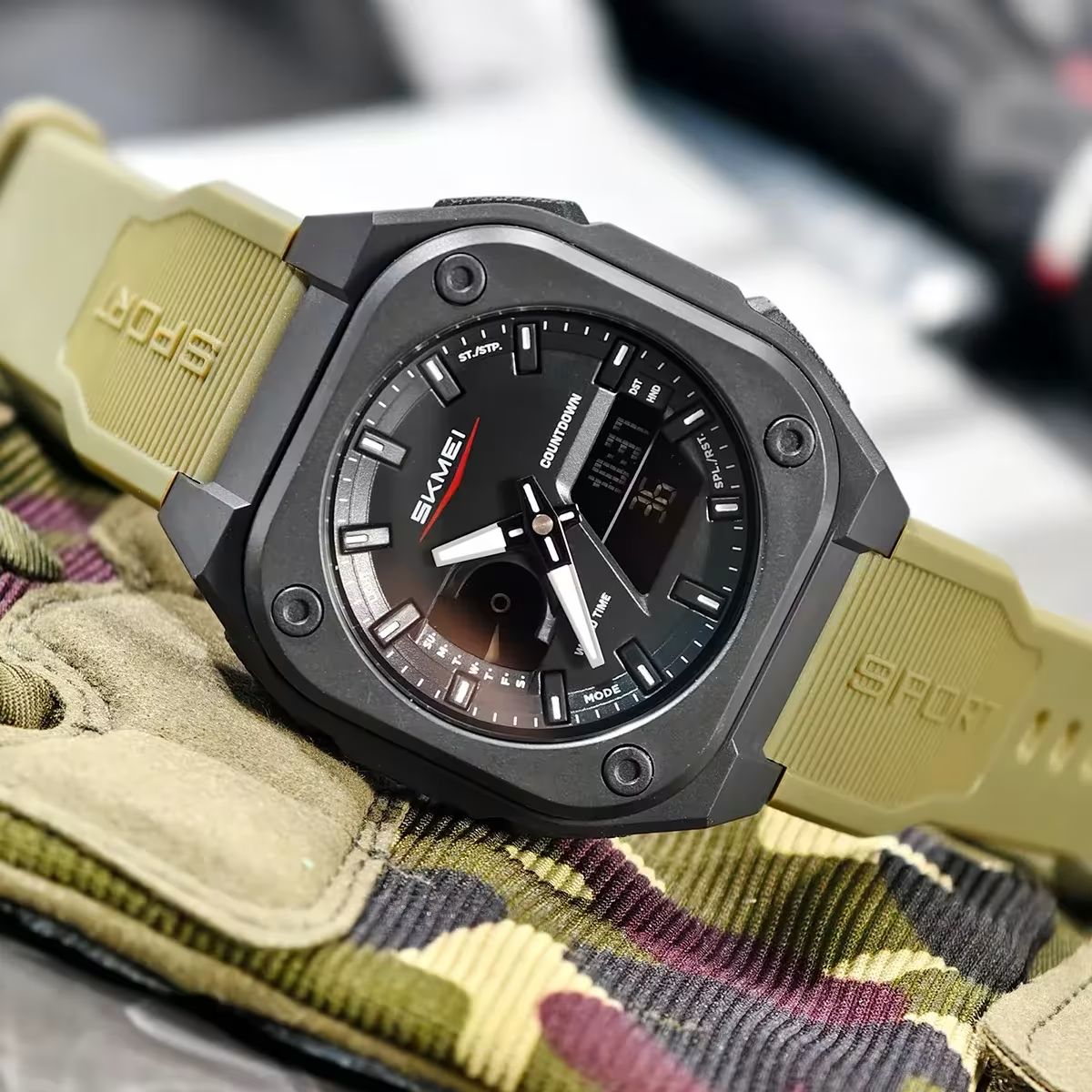 SKMEI Original Men's World Timer Watch