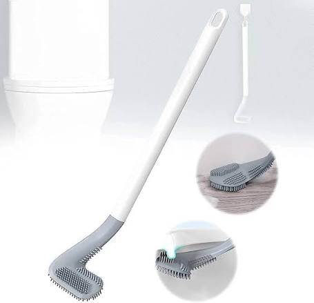 Toilet Cleaning Brush With Hanging Sticker