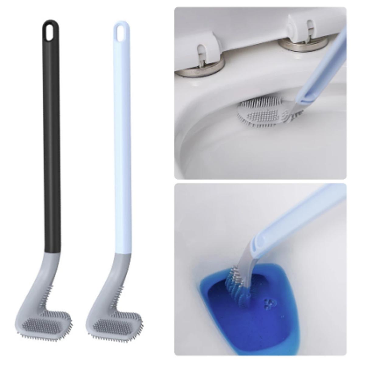 Toilet Cleaning Brush With Hanging Sticker