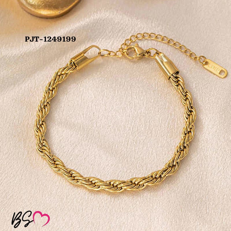Golden Rope Bracelet / Anklet – Unisex Stylish Chain