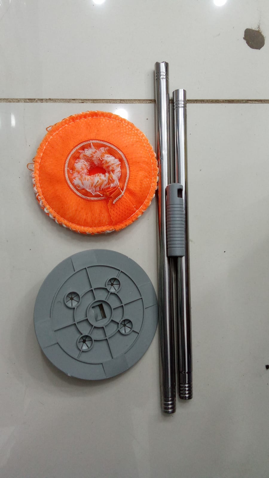 Extendable Telescopic Mop With Detachable Microfiber