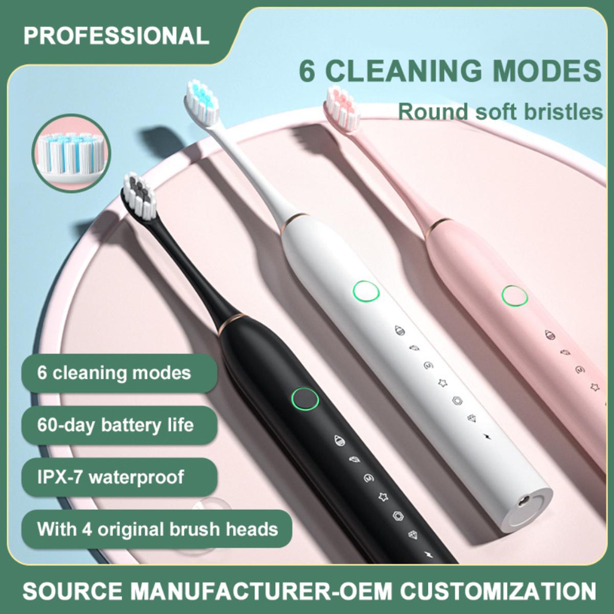 X-3 Sonic Rechargeable Electric Toothbrush