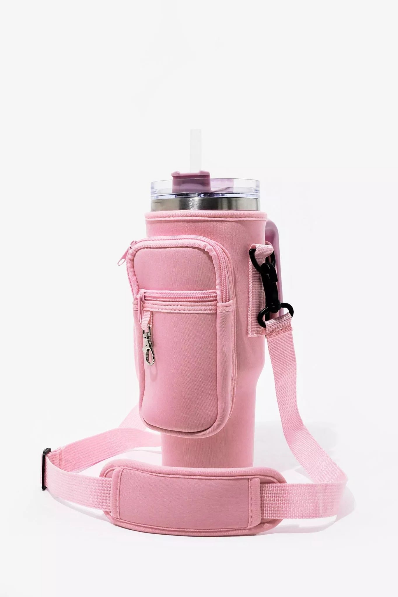 Leather bottle Holder with bottle
