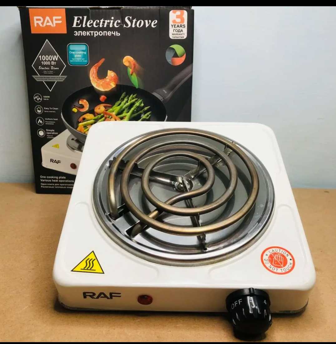 Raf Electric Stove 1000w Single Burner Hot Plate